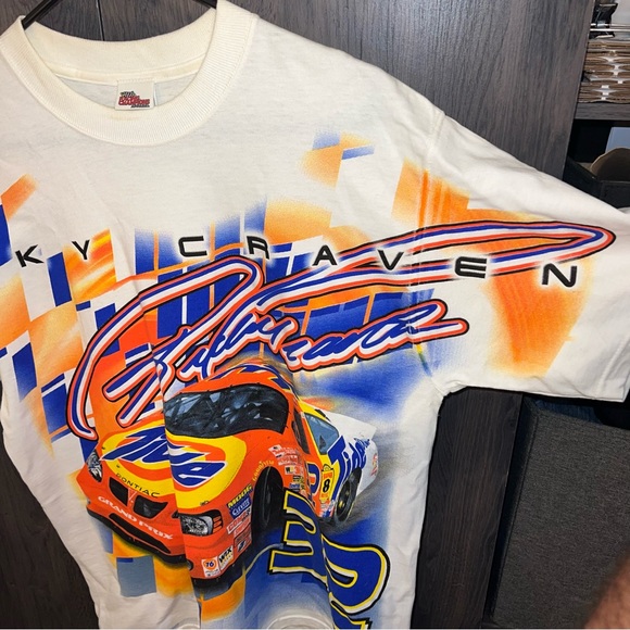 Vintage NASCAR Ricky Craven Tide Racing All Over Print Shirt - Picture 3 of 7